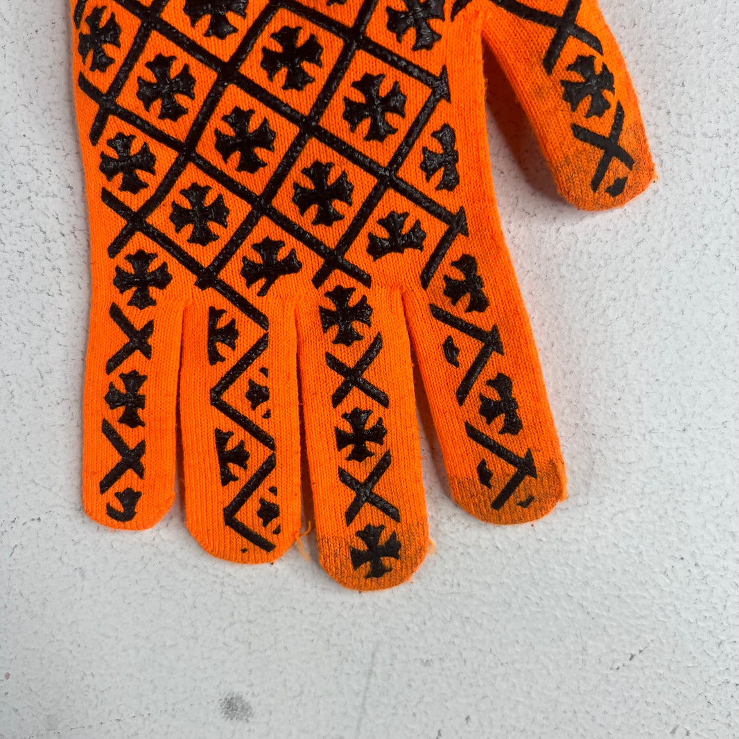 Chrome Hearts Orange Work Gloves