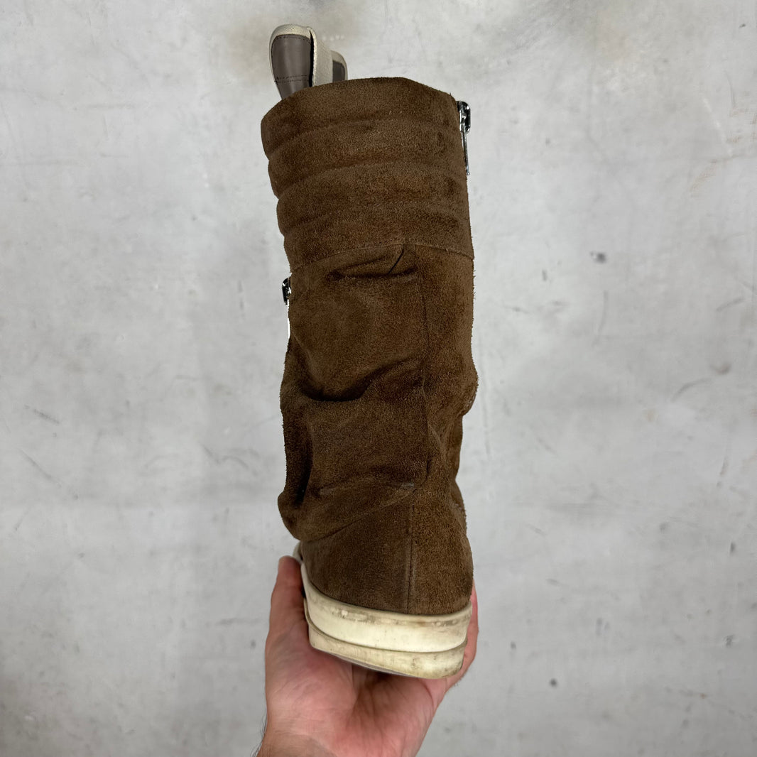 Rick Owens Brown Suede CargoBaskets