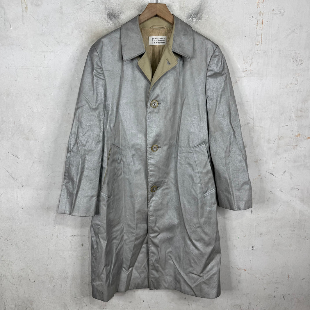 Margiela Archive Silver Painted Coat