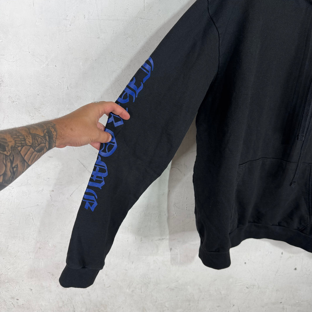 Chrome Hearts Blue Script Pullover Hoodie