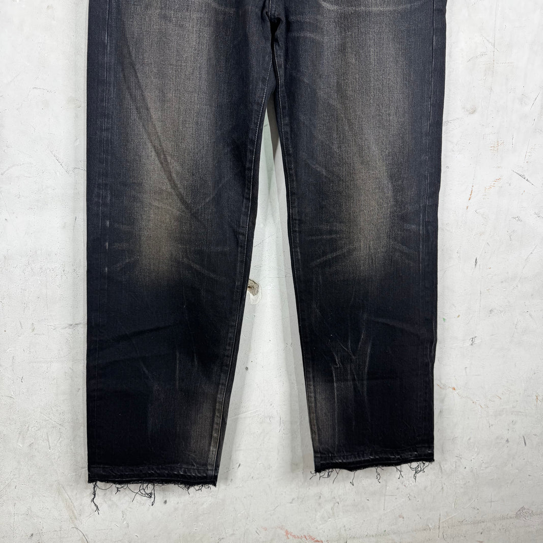 Supreme Faded Black Selvedge Jeans