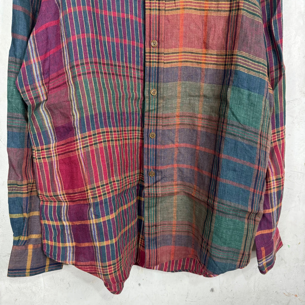 Ralph Lauren Plaid Linen Shirt