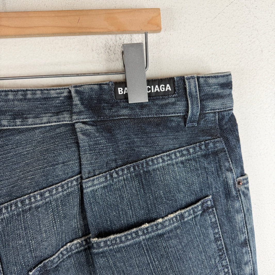 Balenciaga Double Leg Baggy Jeans