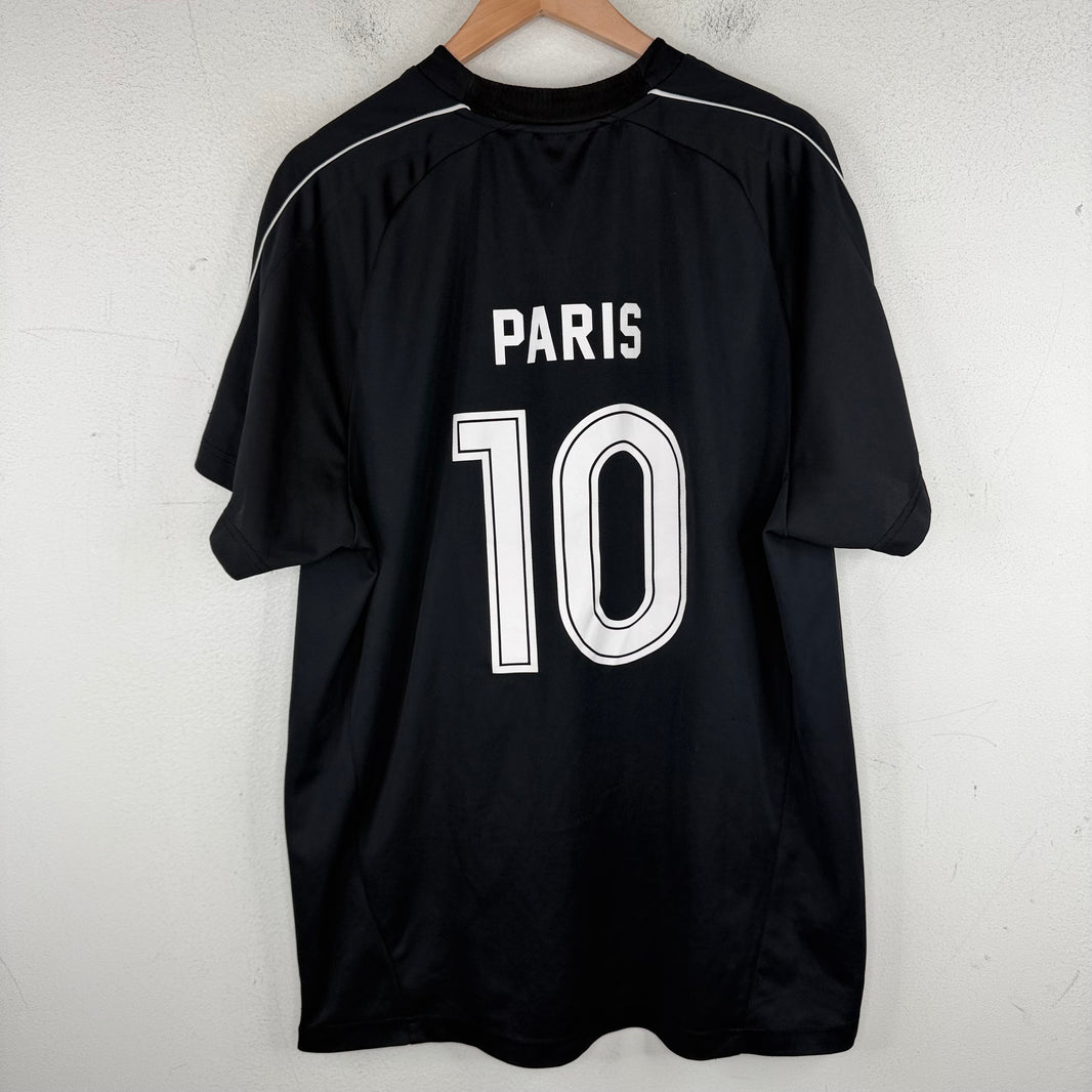Balenciaga Black Paris Soccer Jersey