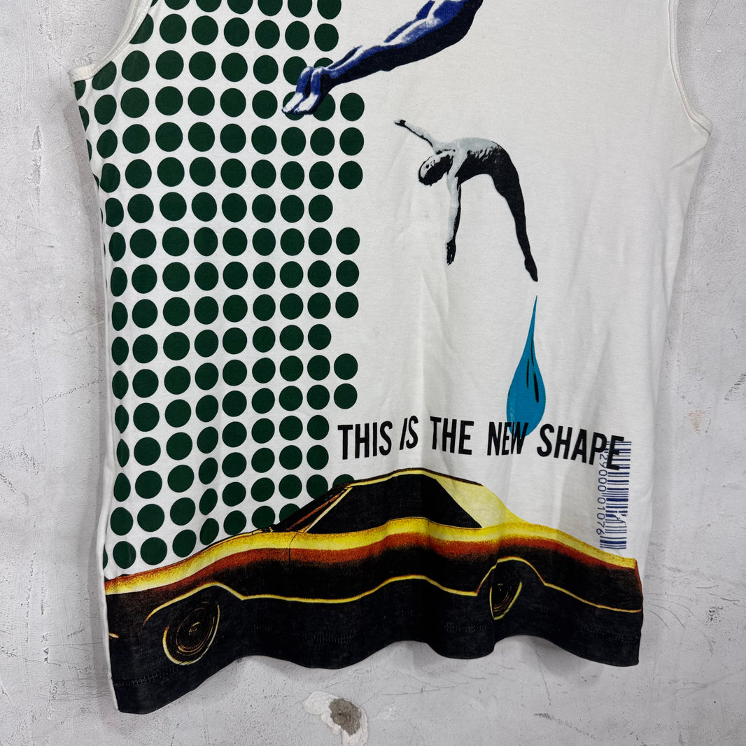 Raf Simons SS14 Printed S/S Top