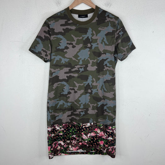 Givenchy Camo/Floral Elongated T-Shirt