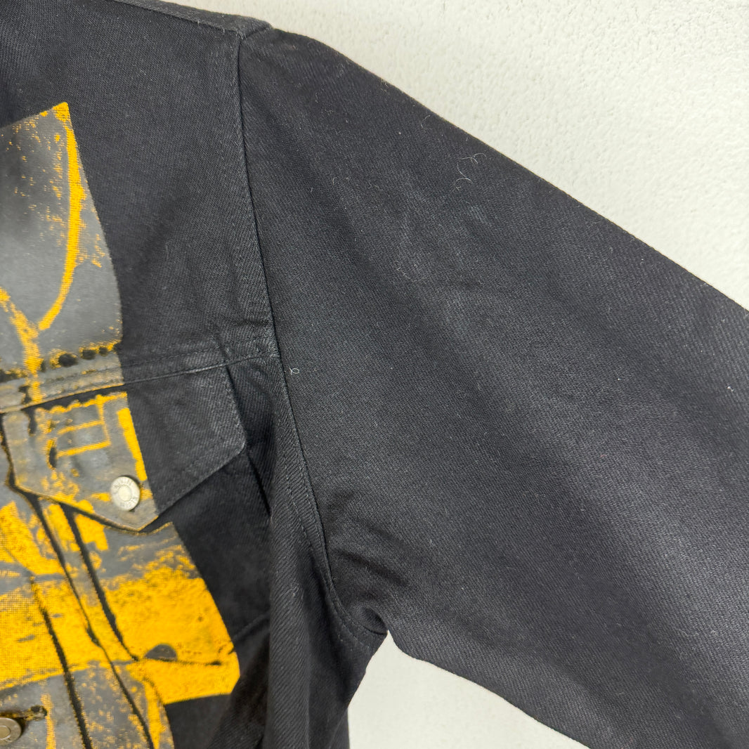 Calvin Klein 205W39NYC Andy Warhol Black Printed Denim Jacket