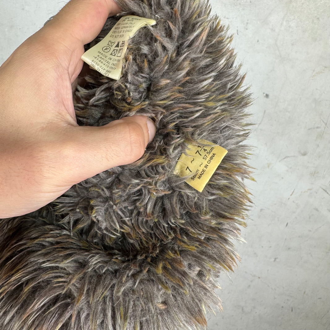 Kapital Acrylic Faux Fur Shaggy Beanie