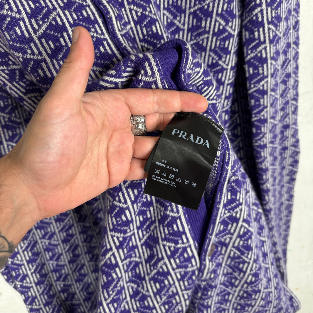 Prada Purple Jacquard Onezie
