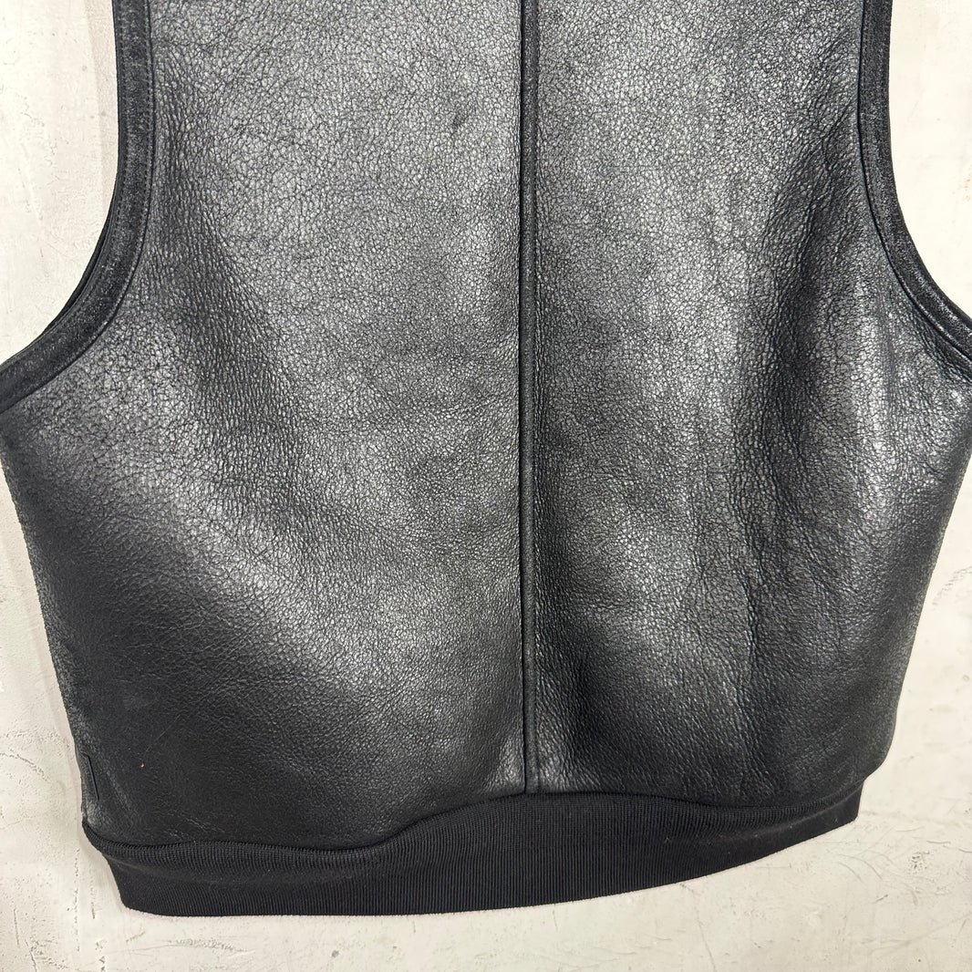 Stussy Leather Sherpa Vest