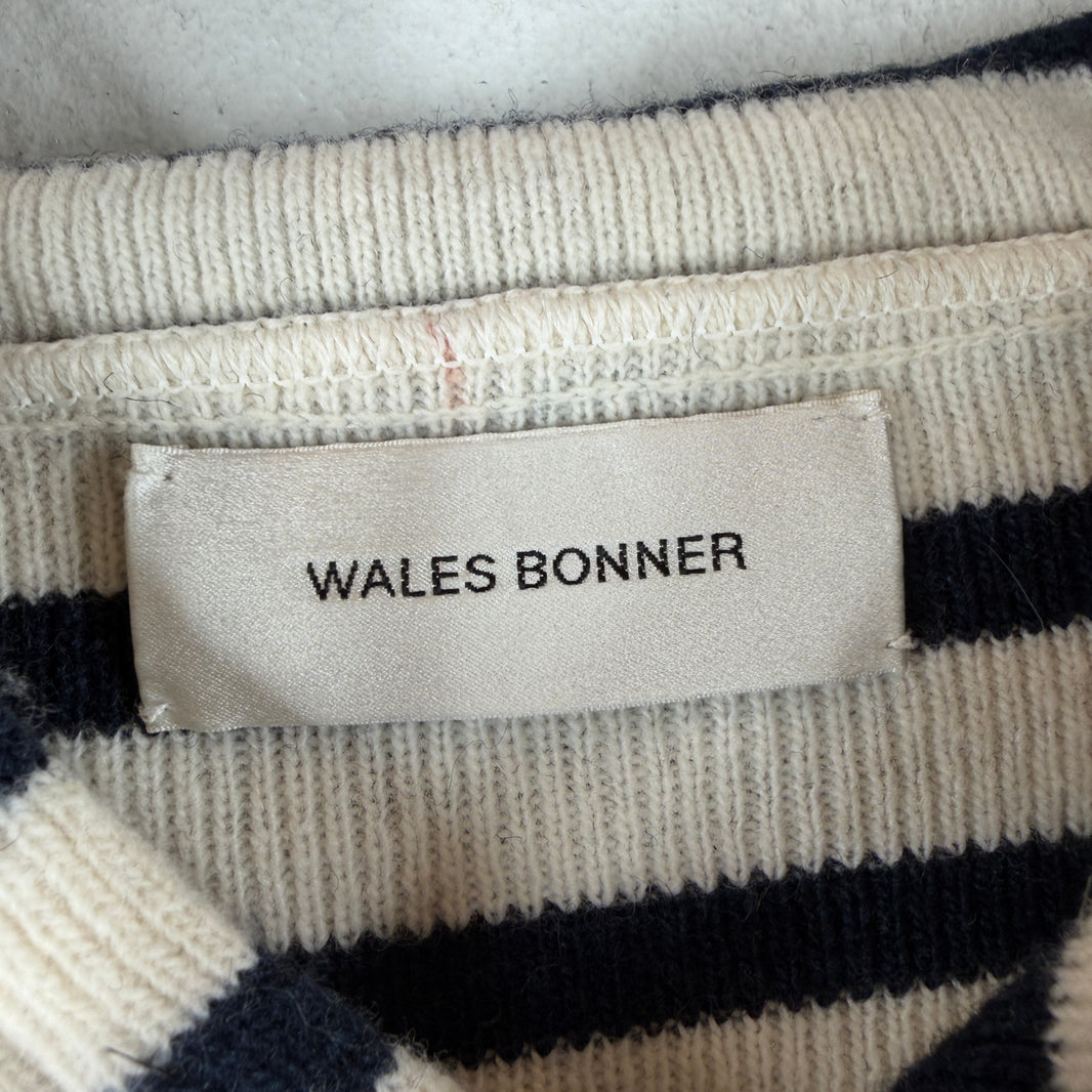 Wales Bonner Striped Knit Hoodie