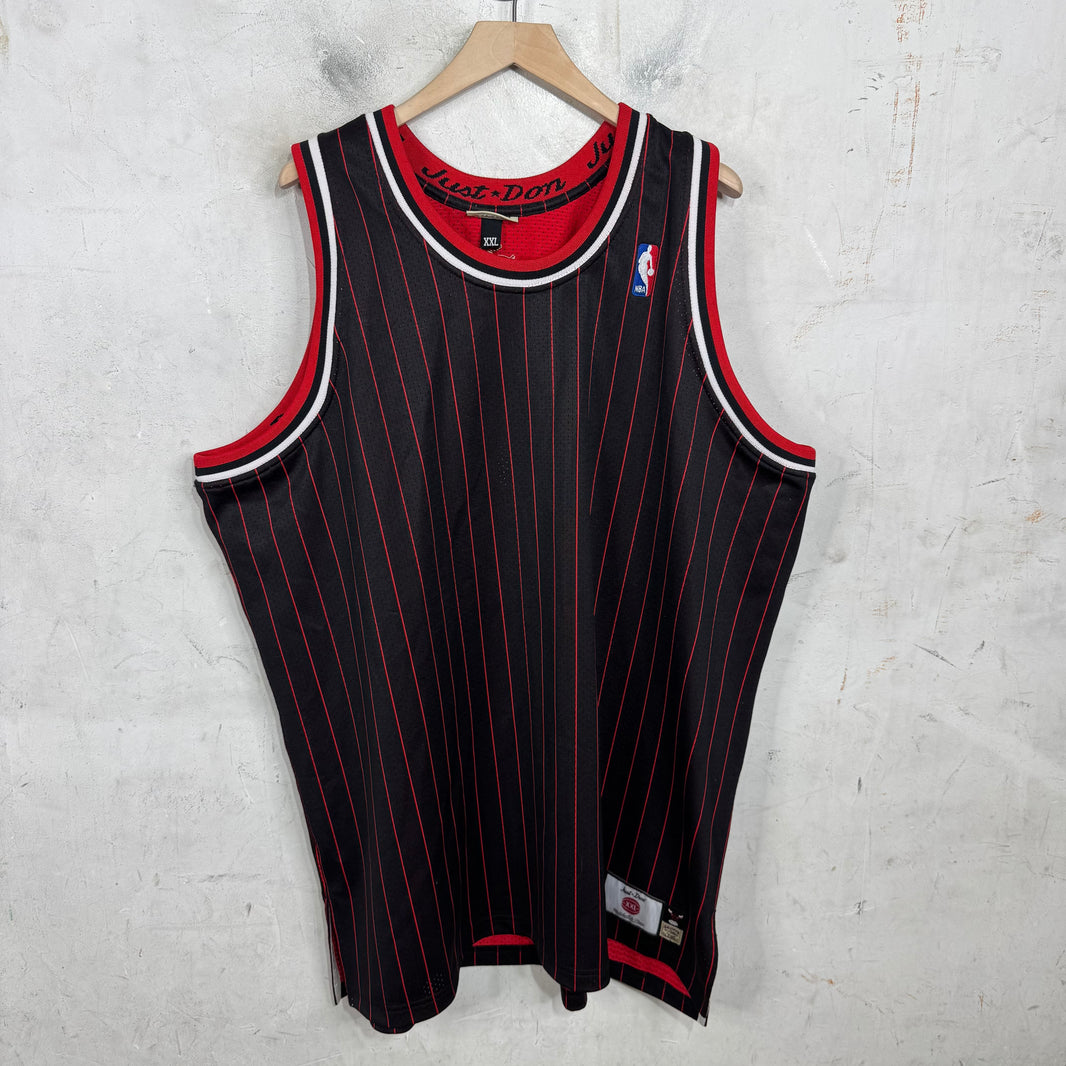Just Don x Mitchell & Ness Striped Bulls Jersey