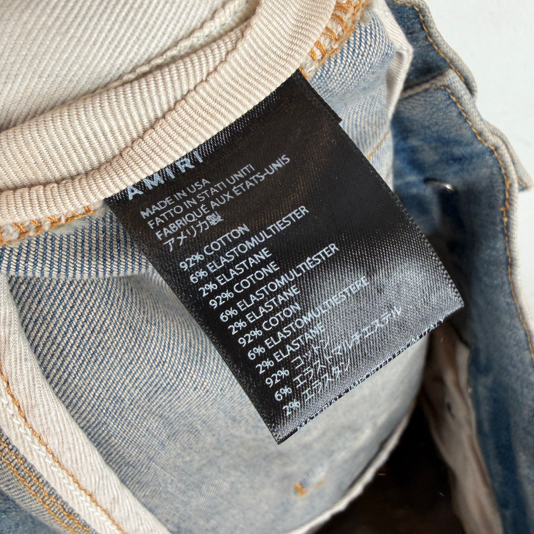 Amiri Light Wash Blue Skinny Jeans