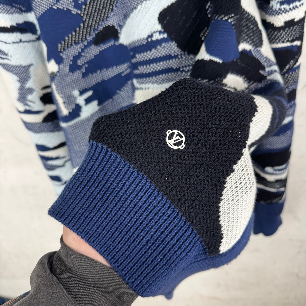 Louis Vuitton Camouflage Jacquard Sweater