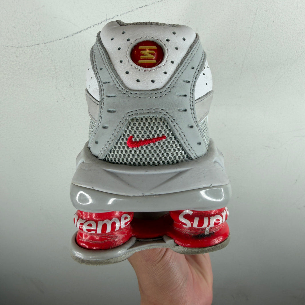Supreme Nike White Shox Sneakers