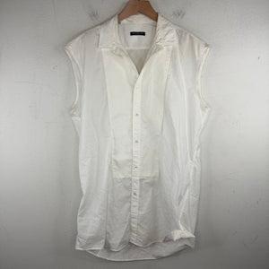 Balmain White Sleeveless Shirt
