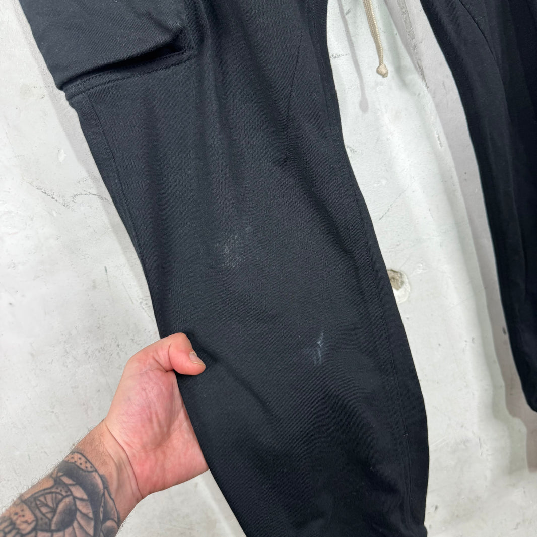 Rick Owens EDFU Cuffed Zipper Cargo Sweatpants