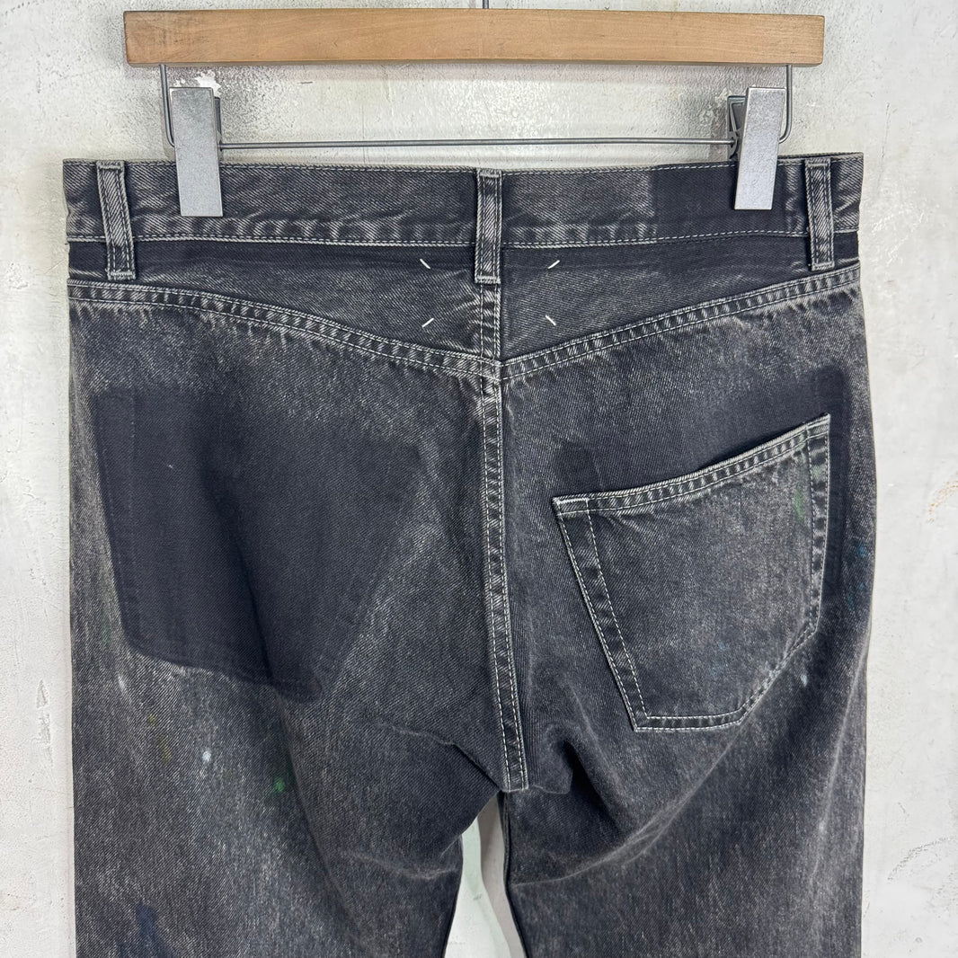 Margiela Charcoal Painter Jeans