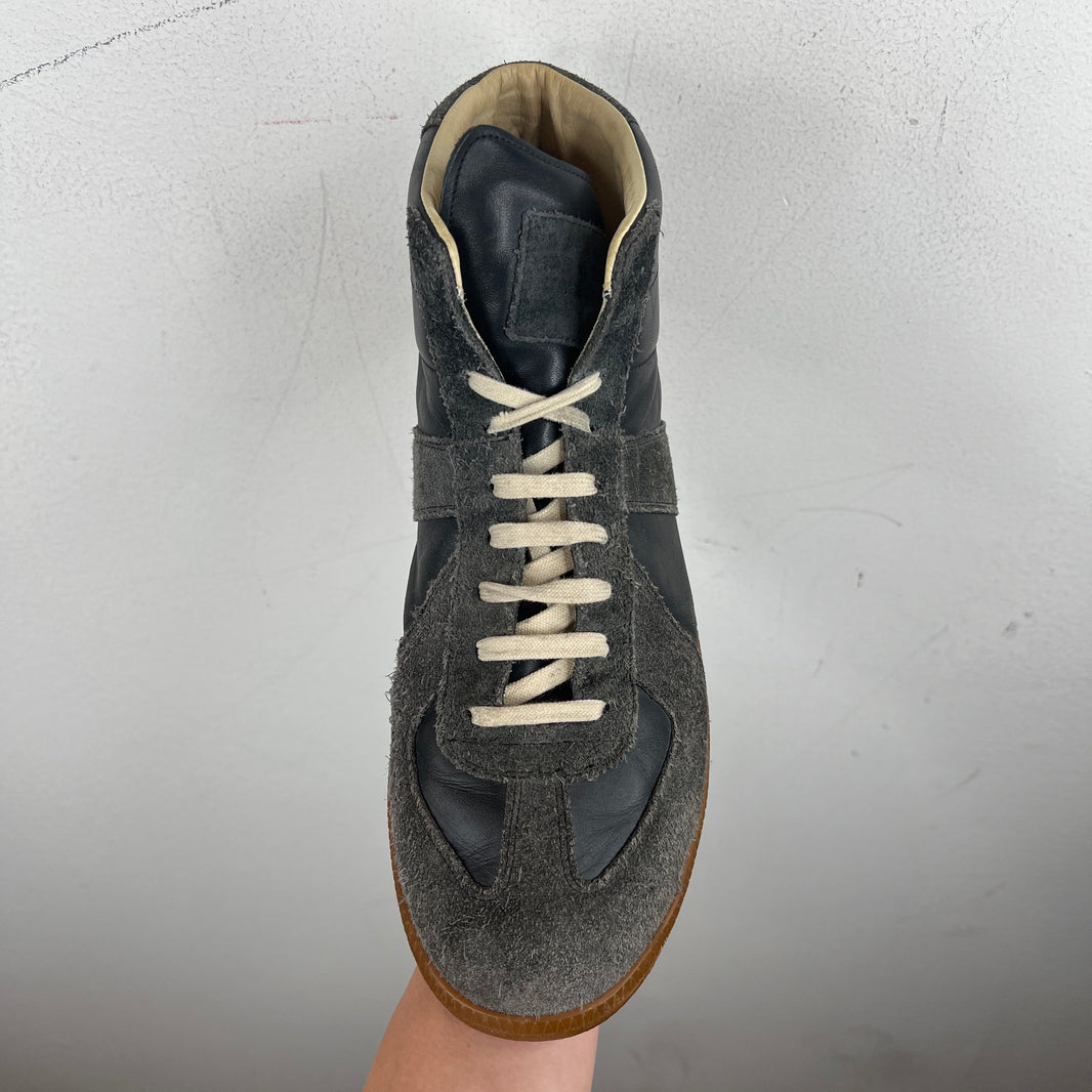 Margiela Smoked Black High Top Replica Sneakers