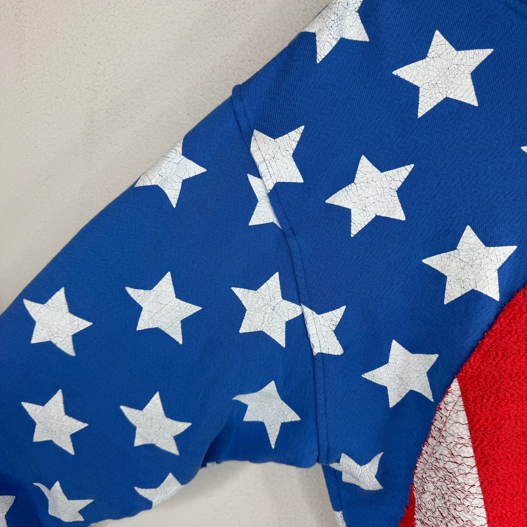 ERL American Flag Swirl Hoodie