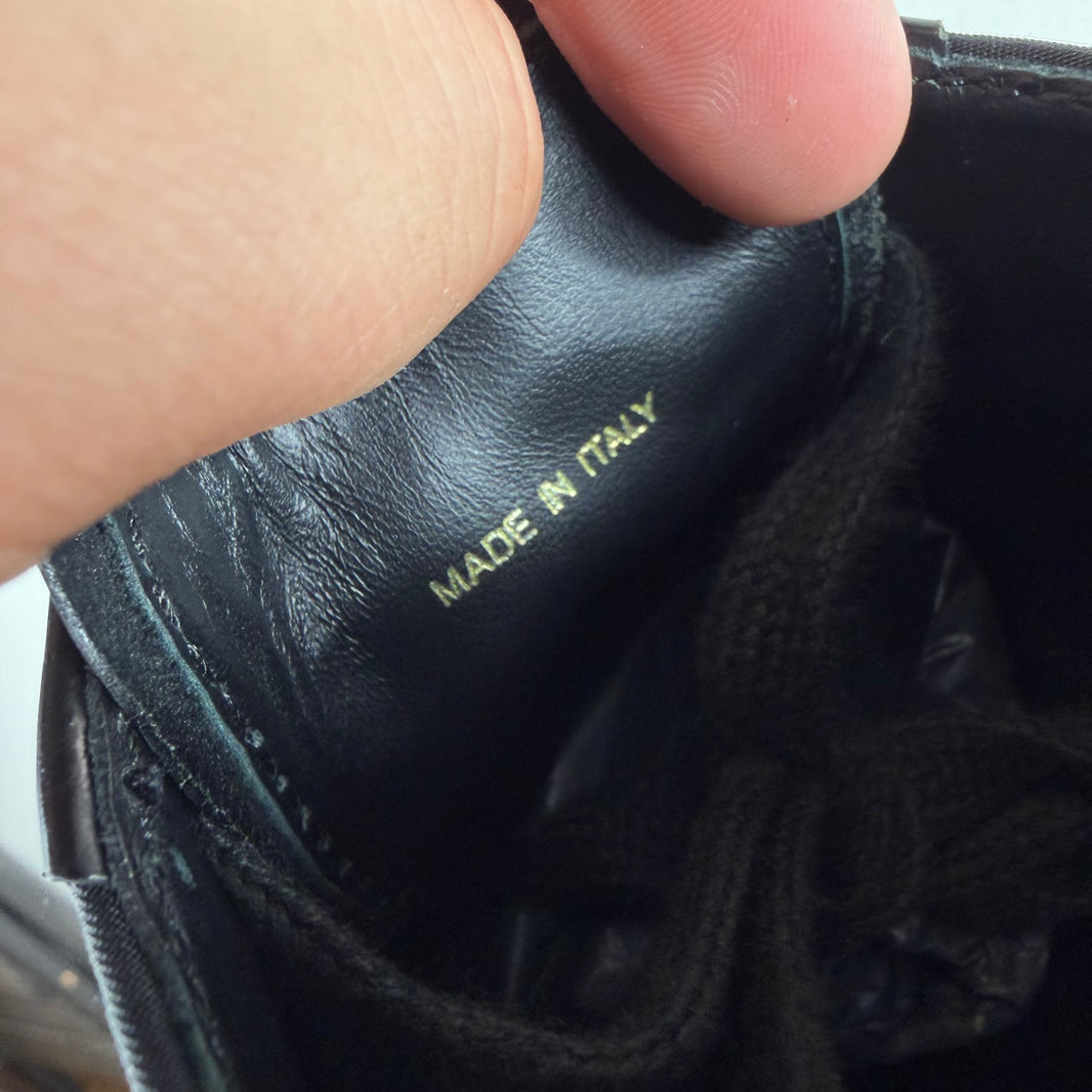 Prada Nylon/Leather Monolith Derbies