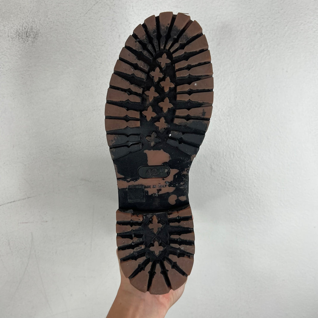 424 Black Laced Marathon Boots