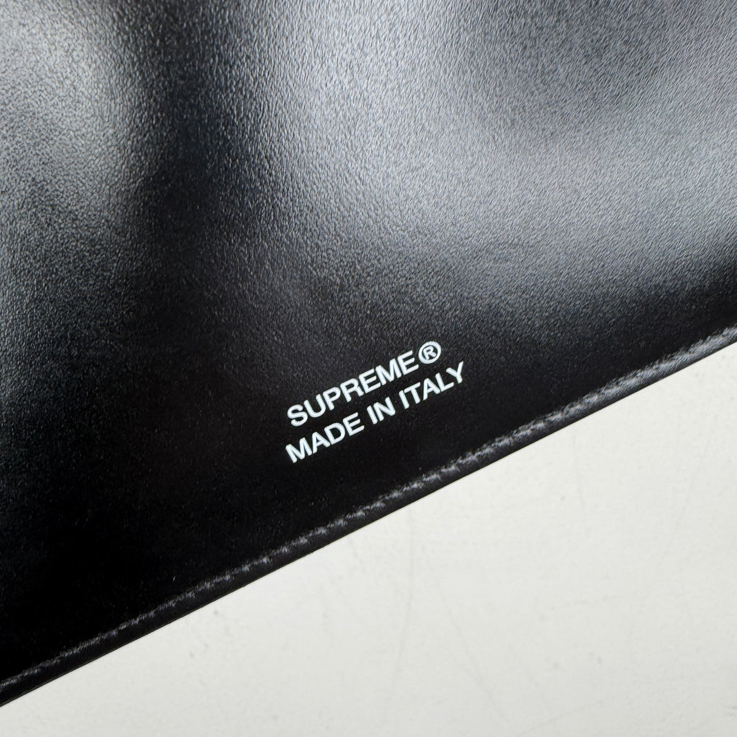 Supreme Black Rifkin Safety Clutch Bag