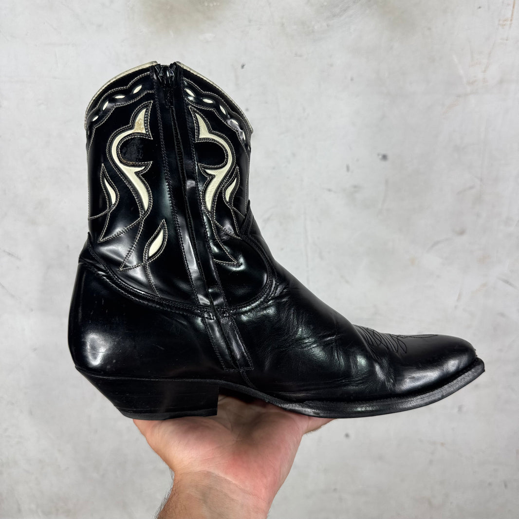 Saint Laurent Leather Western Boots