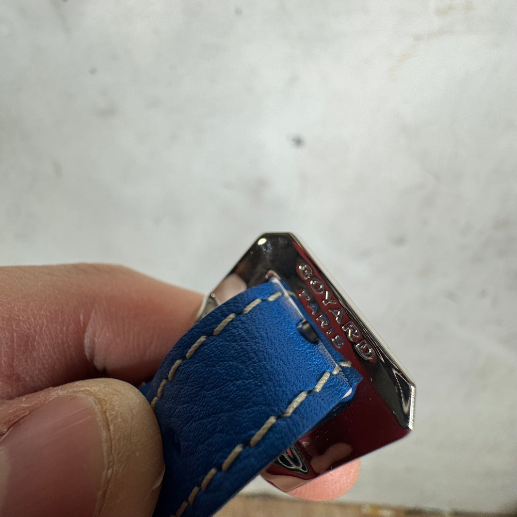 Goyard Blue Belvedere PM Messenger Bag