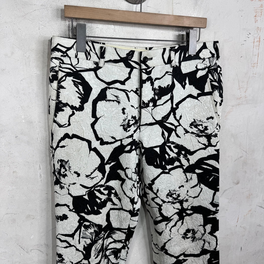CDG Homme Plus Floral Pants