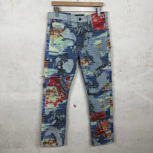 Amiri Aloha Boro Denim Jeans