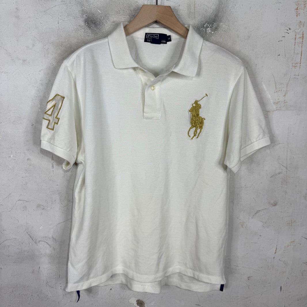 Ralph Lauren White Gold Big Pony Polo