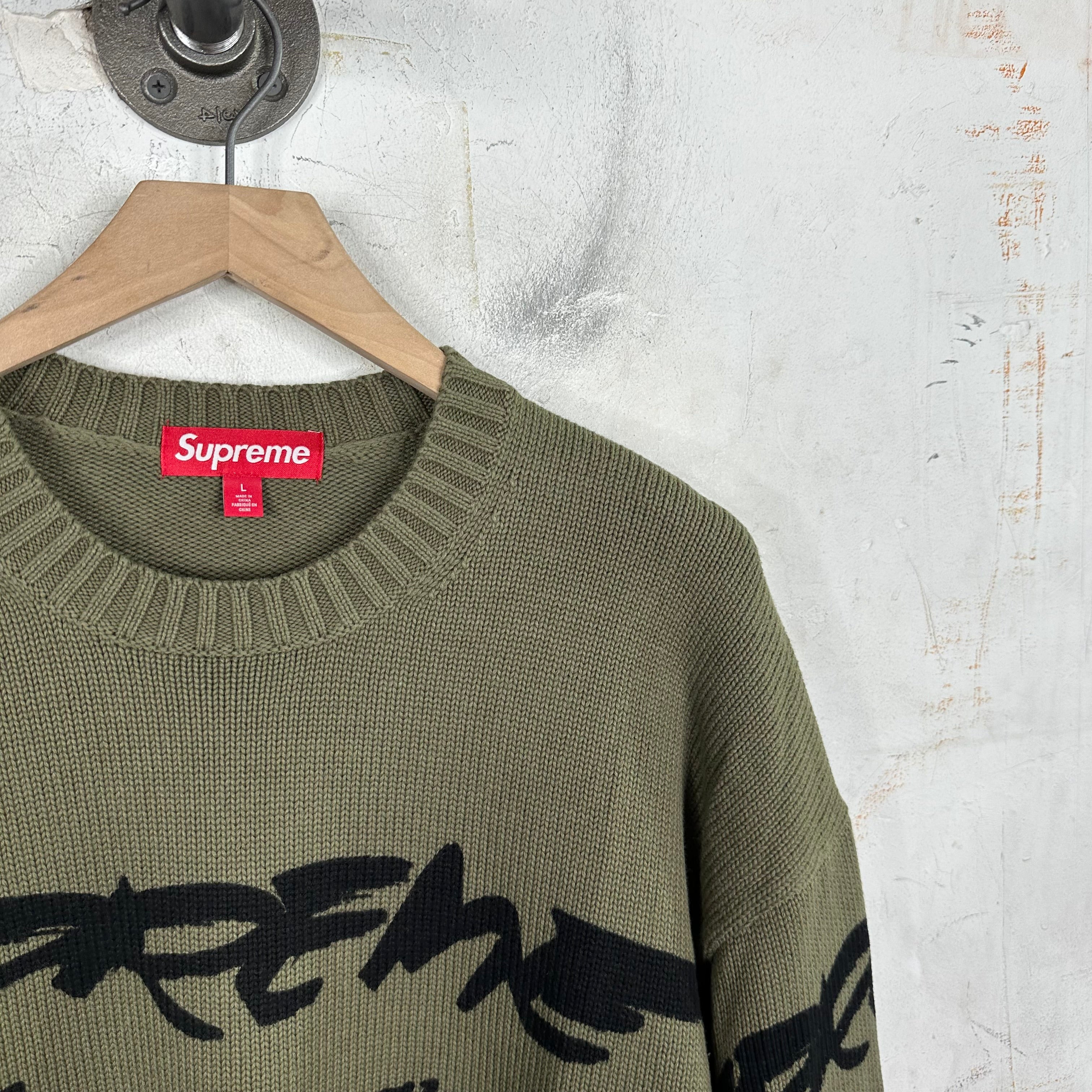 【2024SS】Supreme Futura Sweater Supreme Futura Sweater Black Men's - SS24 - US