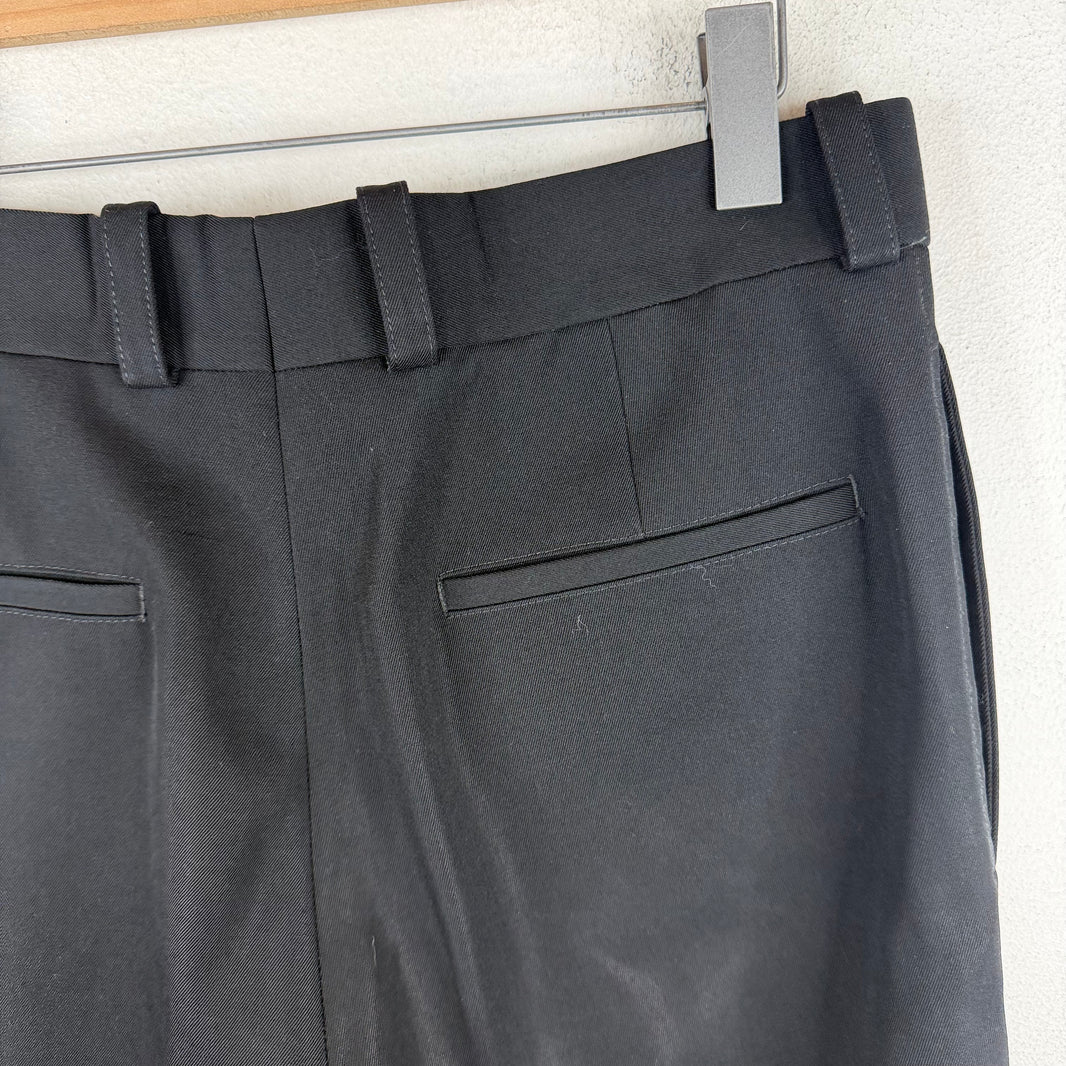 Jil Sander Black Heavy Dress Trousers
