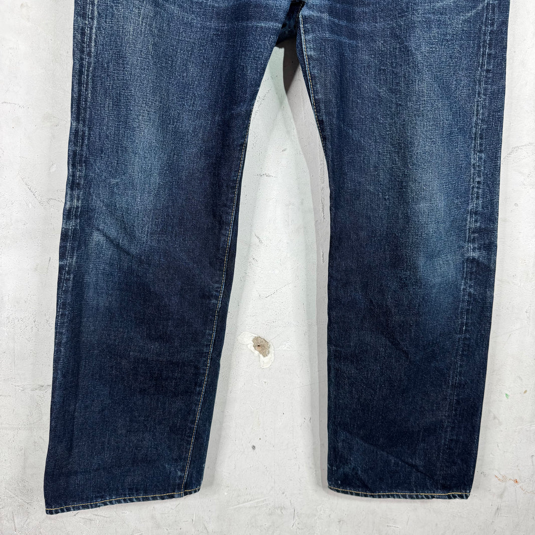 Kapital Dark Wash Broken In Jeans