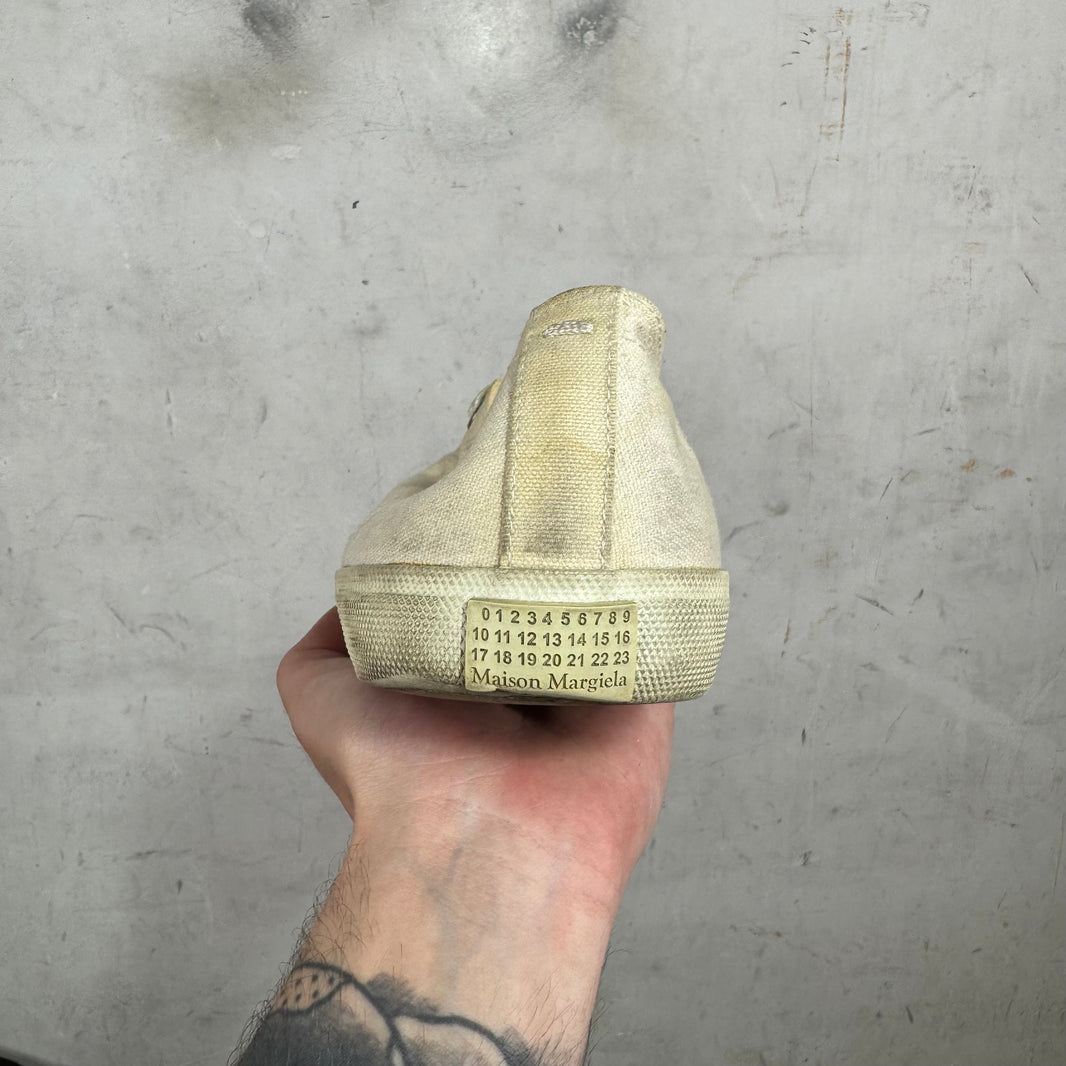 Margiela Beige Tabi Sneakers