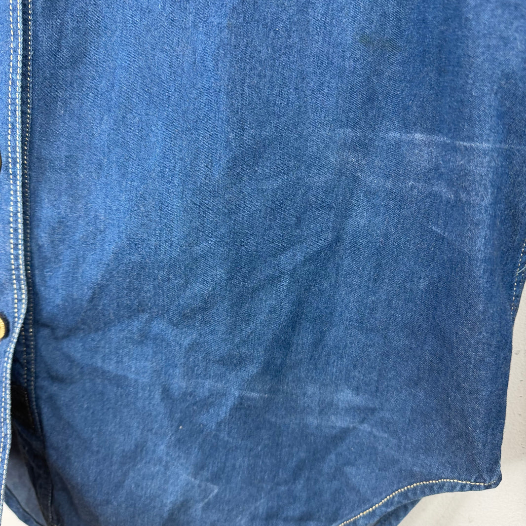 Versace Vintage Denim Button Up Shirt