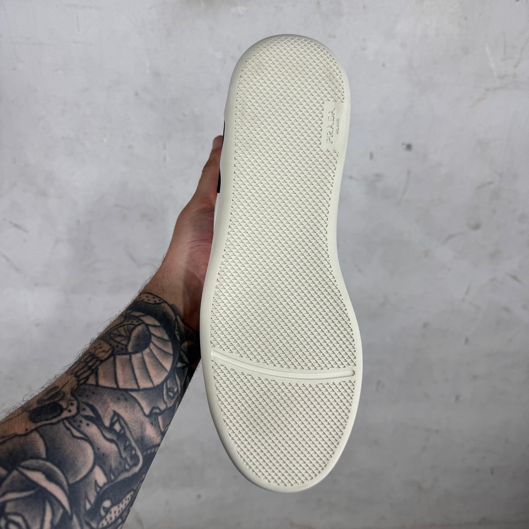 Prada White Court Sneakers