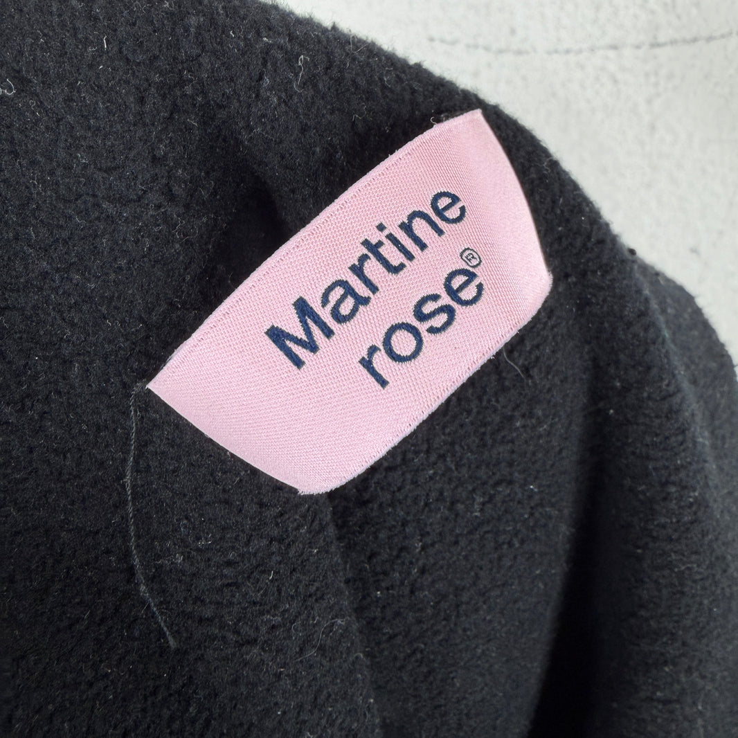Martine Rose Black Side Stripe Baggy Sweatpants