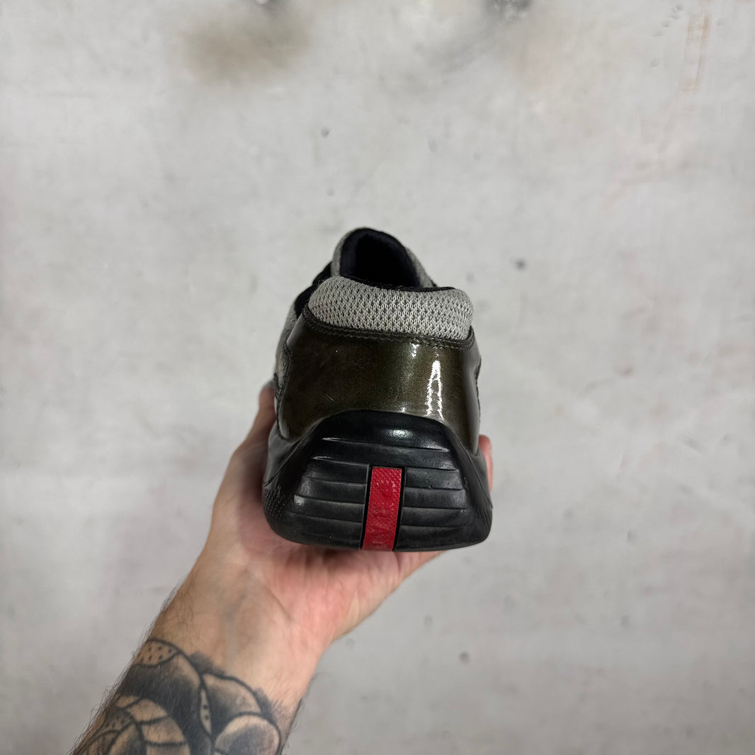 Prada Bronze/Oil Patent Americas Cup
