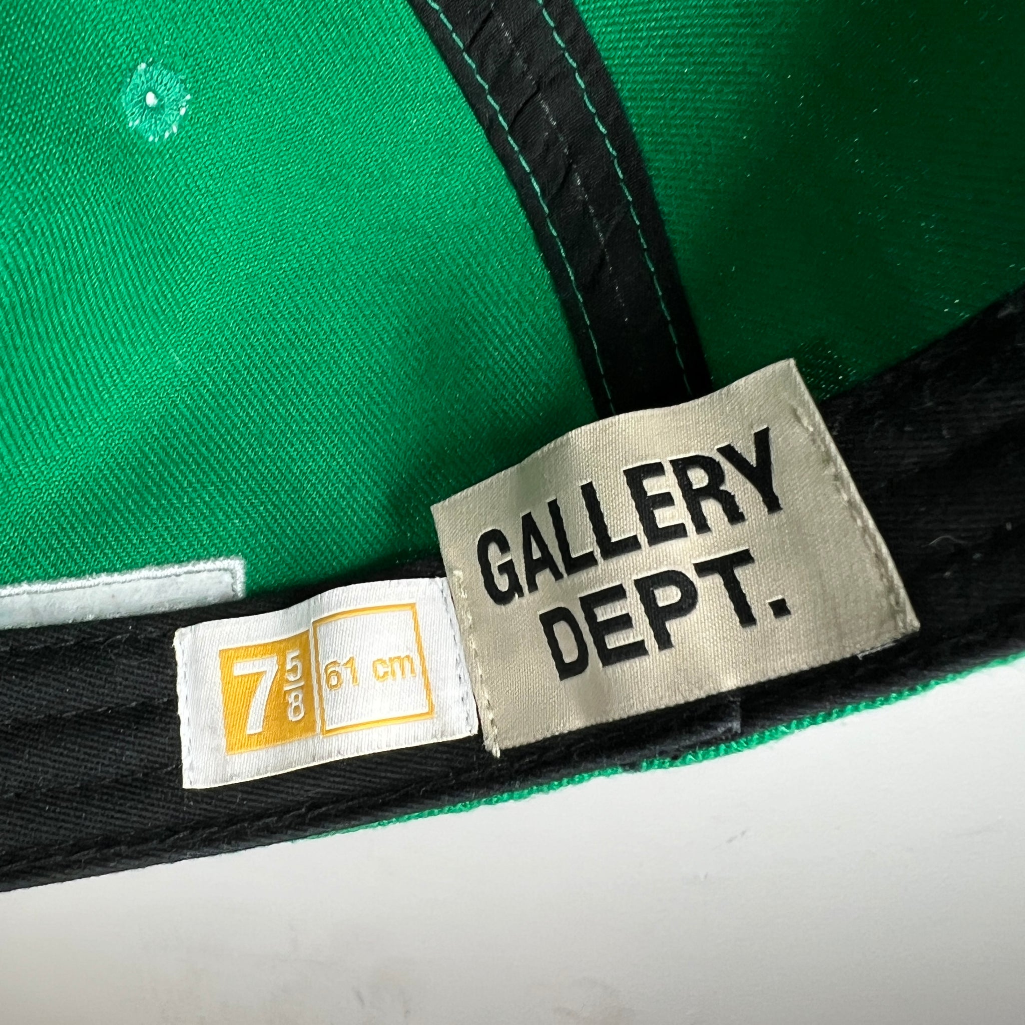Gallery Dept Art That Kills Green G Patch Fitted Hat