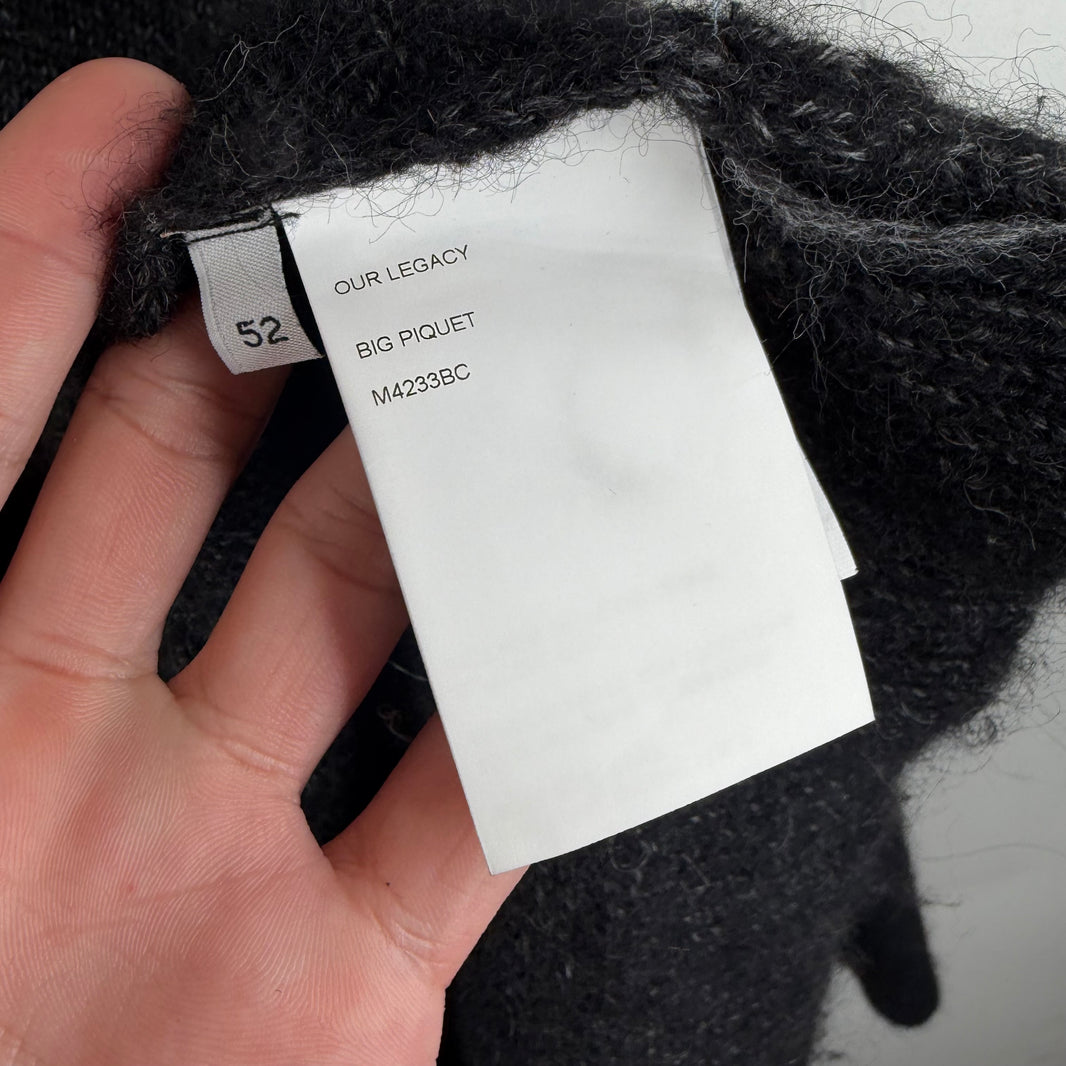 Our Legacy Big Piquet Wool Polo Sweater