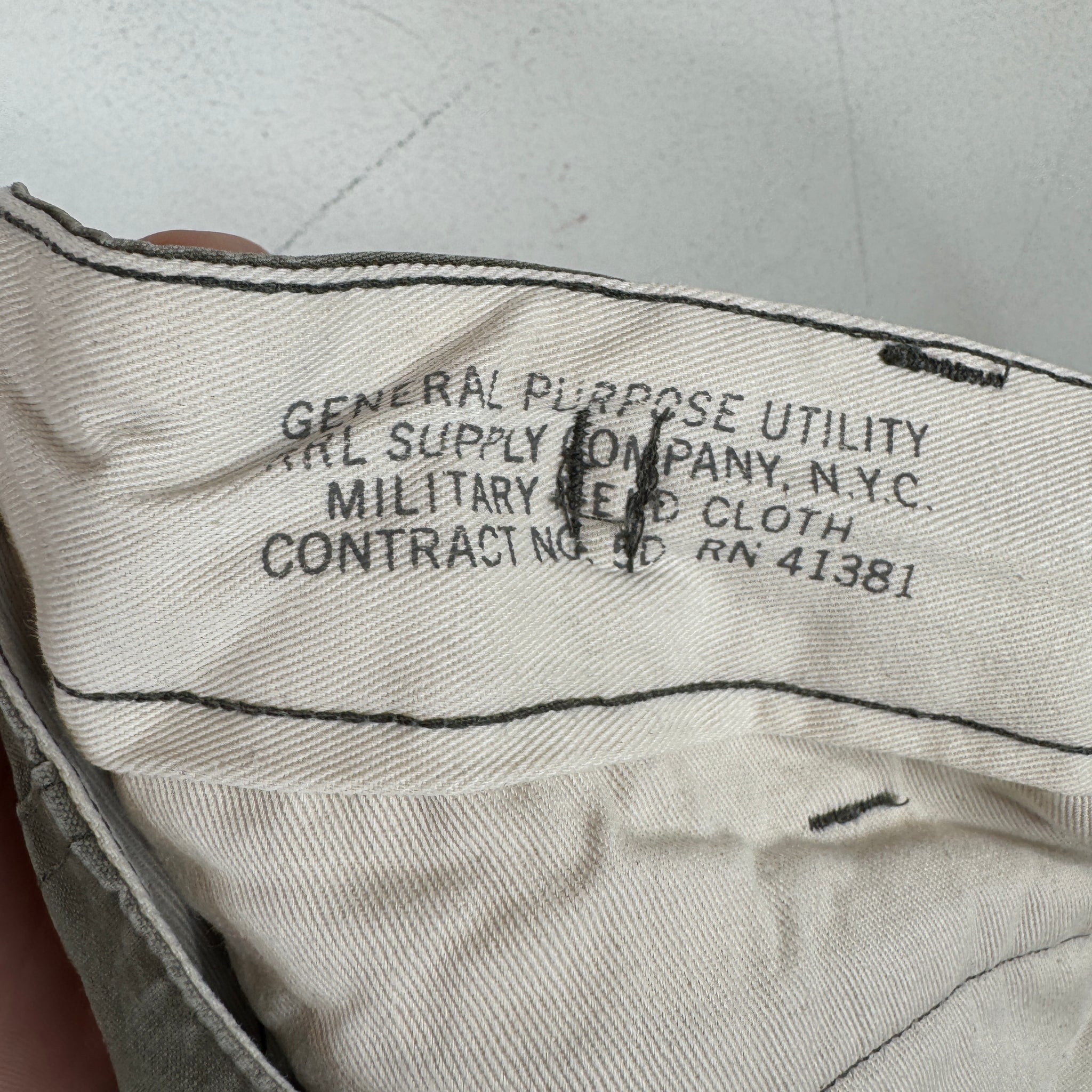 RRL Green Military Cargo Pants