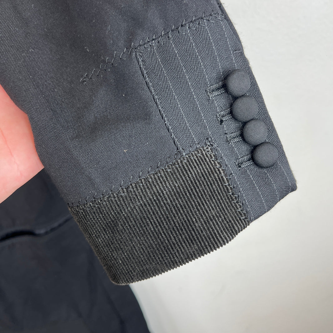 CDG Junya Watanabe Black Trench Coat