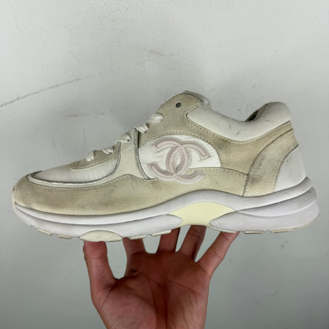 Chanel CC White Runners