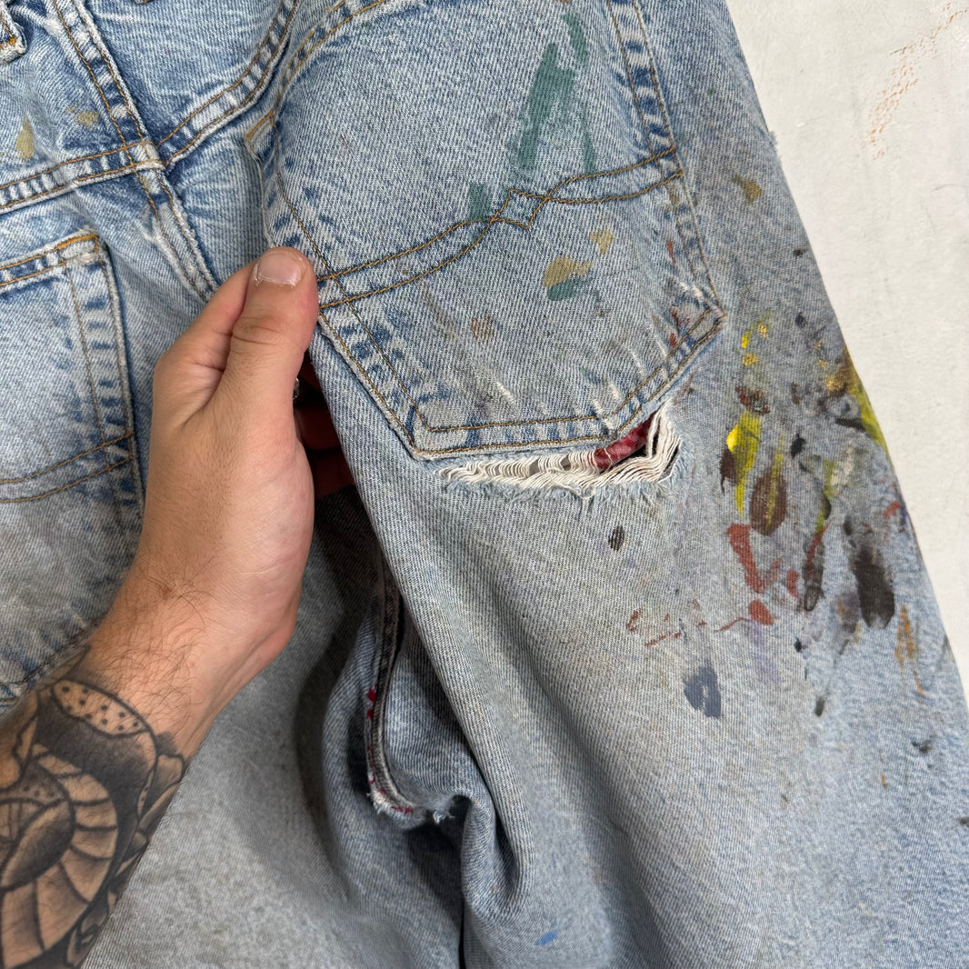 Vintage Lucky Brand Painter Distressed Jeans