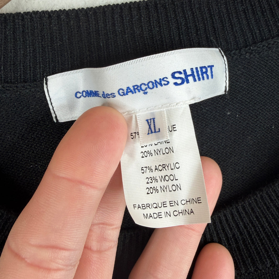 CDG Shirt Thin Knit Sweater