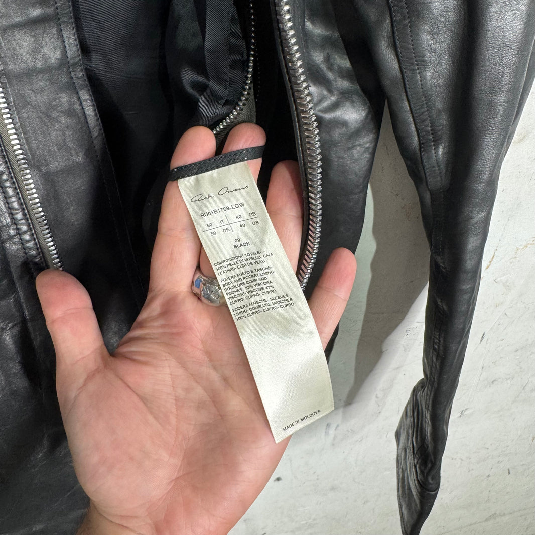 Rick Owens IES Calfskin Moto Jacket