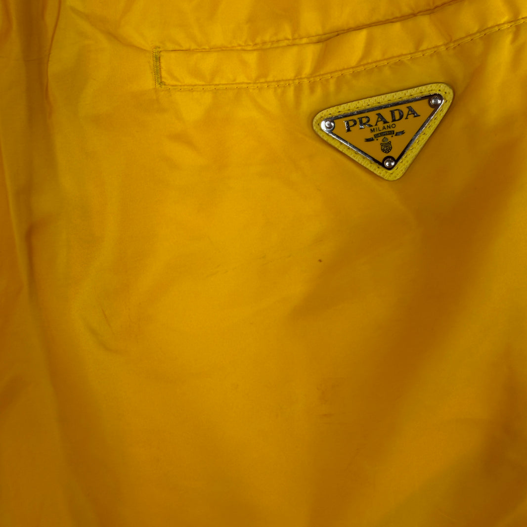 Prada Yellow Lightning Bolt Ski Pants