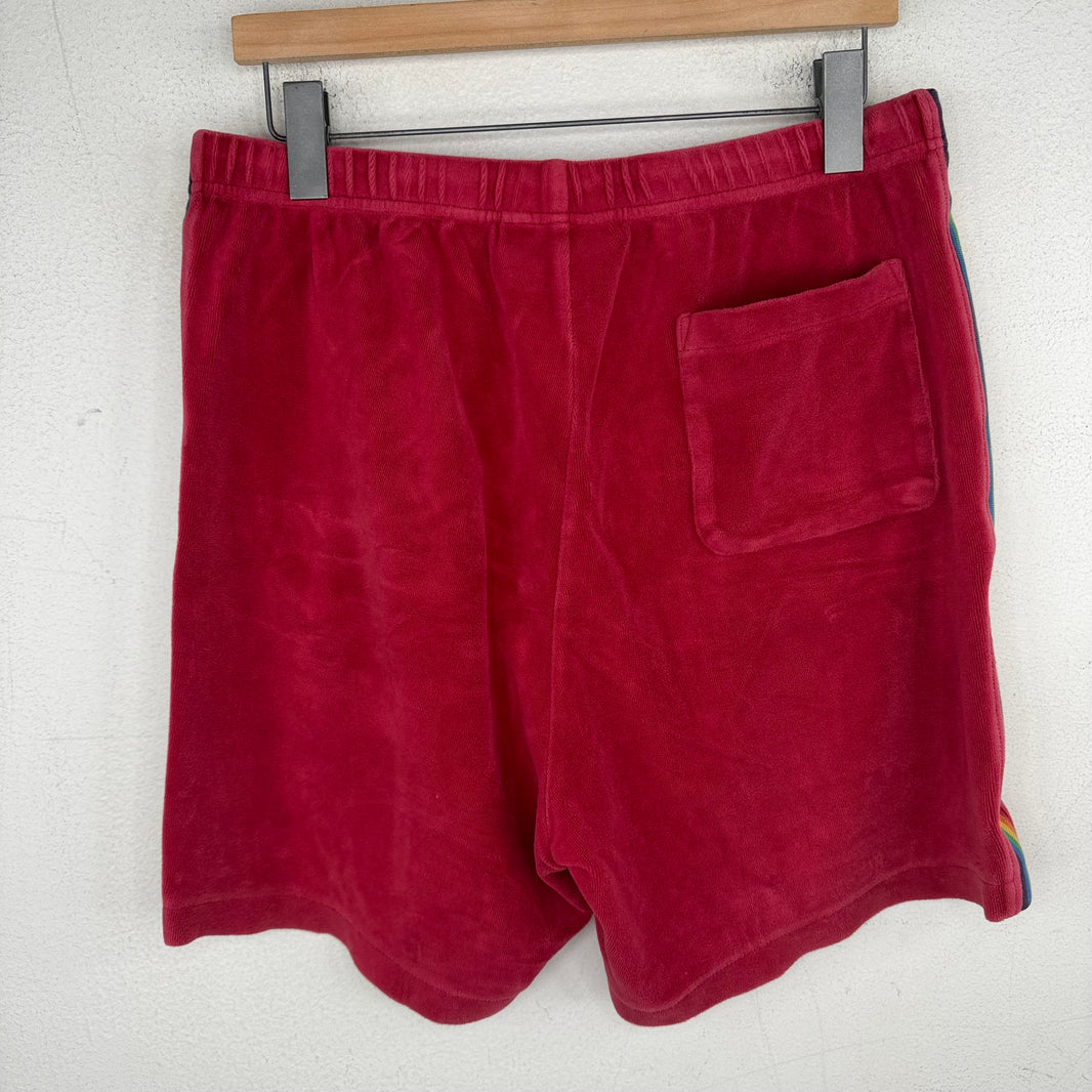 Supreme Hysteric Glamour Red Velvet Sweatshorts